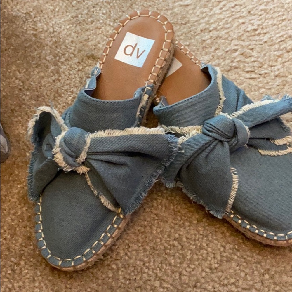 Denim Mules